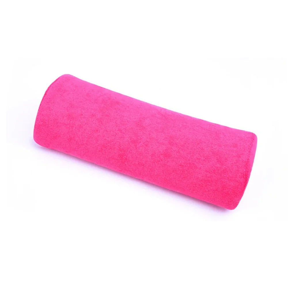 10 Colors Soft Hand Rest Nail Arm Pillow Stand Manicure Table Mat Qme rose red