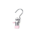 Stainless Steel Clothes Hangers With Clips Hanging Underwear Socks And Stockings 10pcs Qme Pink 10pcs