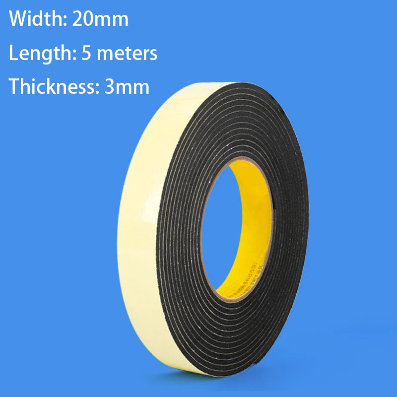 Luggage wheel mute sticker, shock-absorbing and wear-resistant protection sticker, strong adhesive anti peeling, can be freely Qme 1Roll 20mm