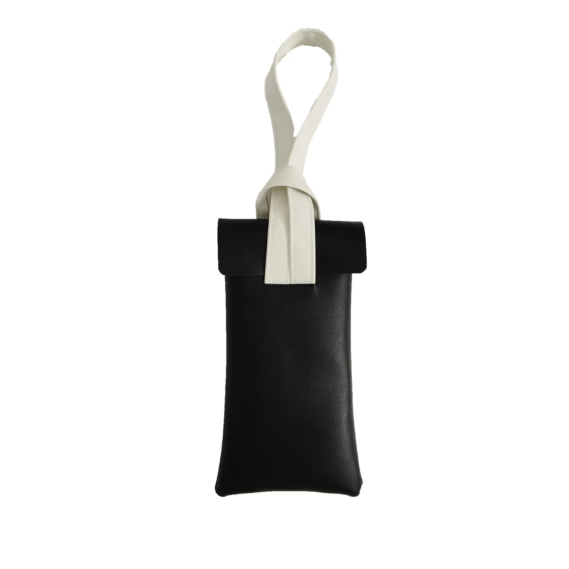 Contrast Portable Dustproof Eyewear Pouch Qme black 2