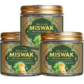 MISWAK Mint Herbal Tooth Powder, Deep Cleaning & Brightening with Charcoal & Hyaluronic Acid for Fresh Breath Qme green
