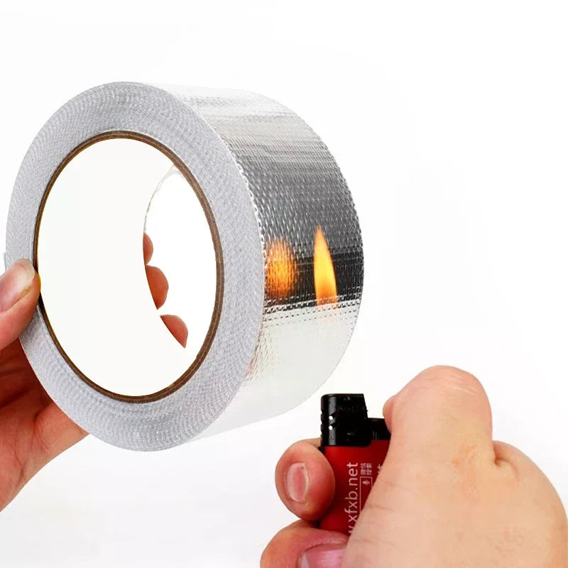 10m Aluminum Foil Tape Temperature Resistant Insulation Manifold Qme