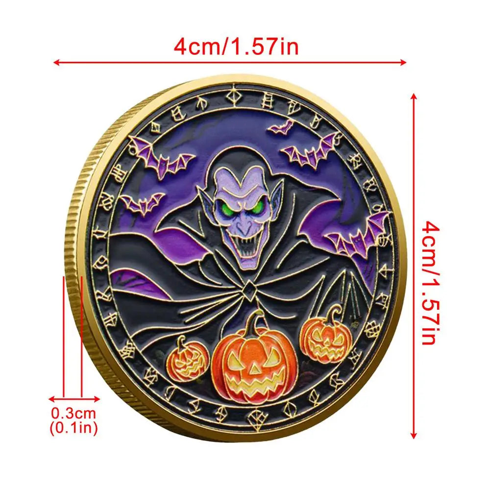 Coin Collectors Halloween Metal Toy Party Decorations Art Decor Qme B China Mainland