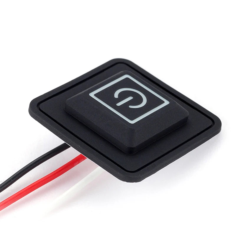 5V-15V 3 Gear Temp Control Waterproof Heating Switch Silicone Button Qme