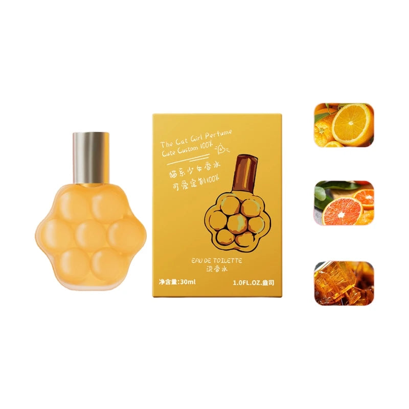 Long-Lasting Flower Fruit Scent Perfume Mini Perfume Deodorant Refreshing Fragrance Spray Women'S Long-Lasting Eau De Toilette Qme Orange Bubble water China Mainland