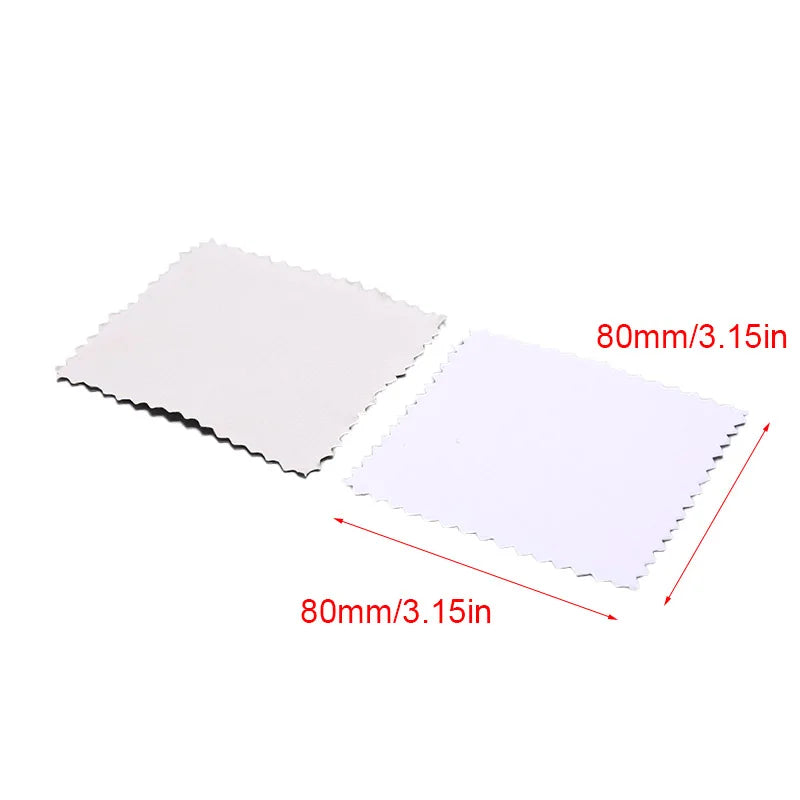 Jewelry Cleaning Cloth Anti-tarnish Tool Silver Polishing Cleaner Qme