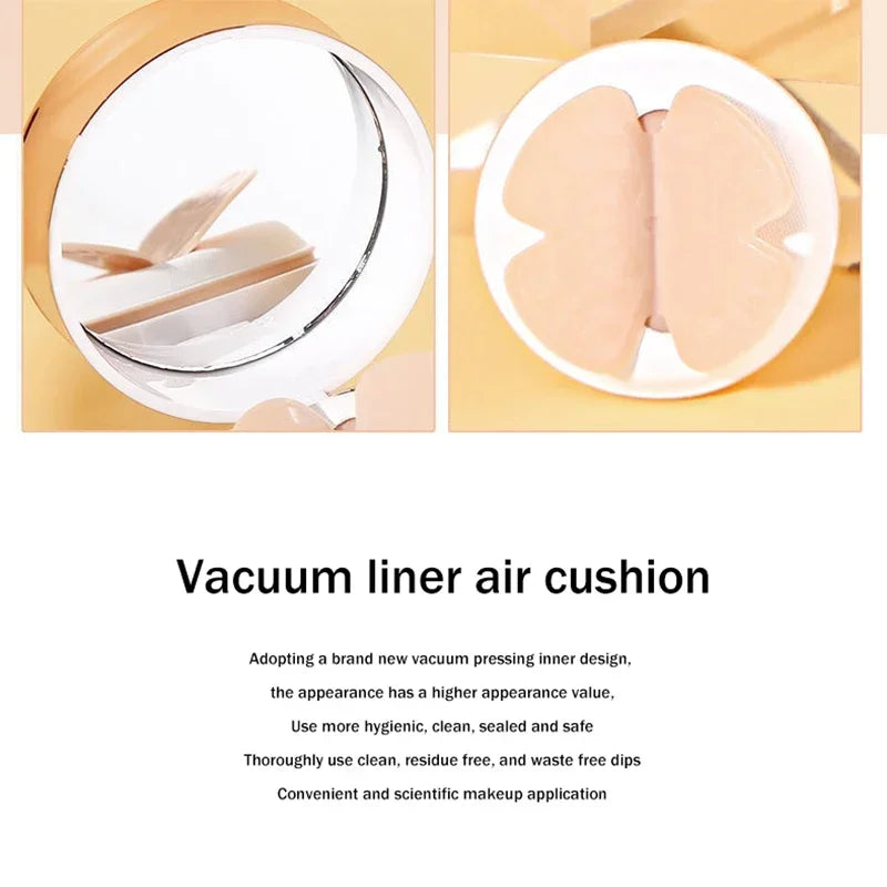Air Cushion BB Cream Butterfly Powder Puff Moisturizing Foundation Concealer Whitening Oil-control Waterproof Makeup Cosmetics Qme