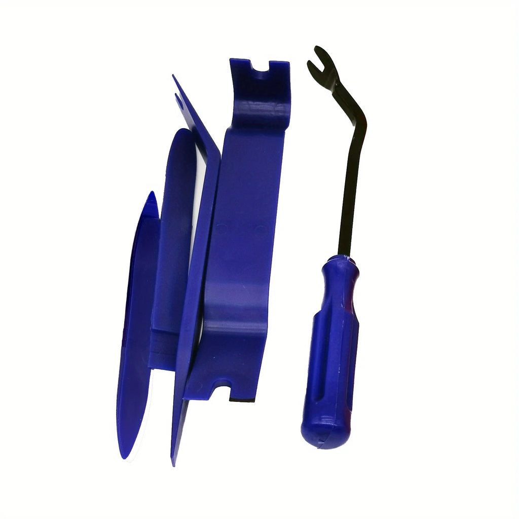 5Pcs Auto Trim Removal Tool Kit, Car Plastic Pry Panel Door Dash Audio Clip Remover Pry Bar Set For Vehicle Interior Repair Qme