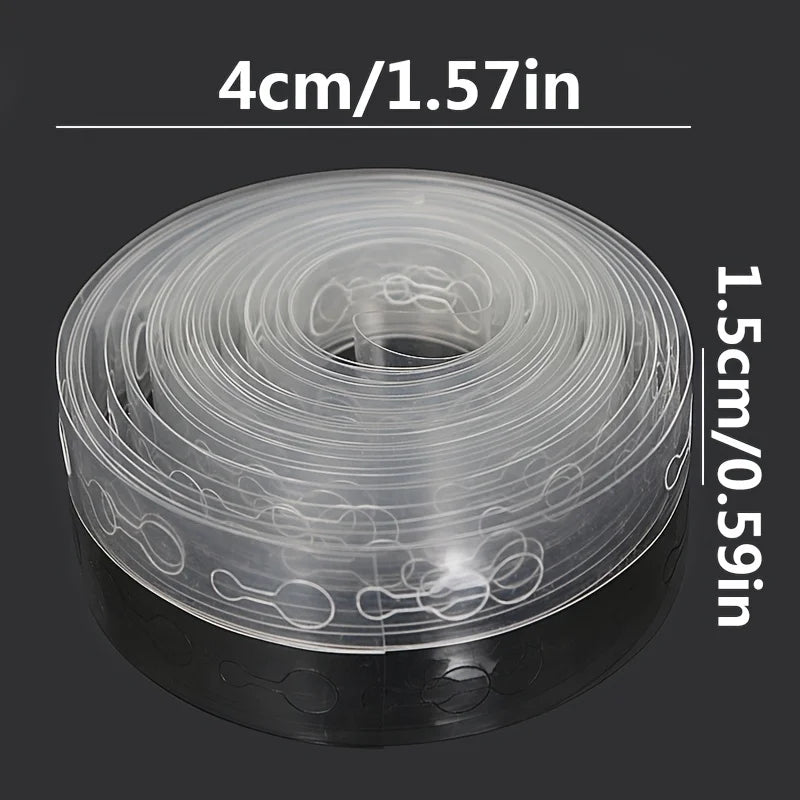 10 roll transparent double hole balloon chain for home parties Qme