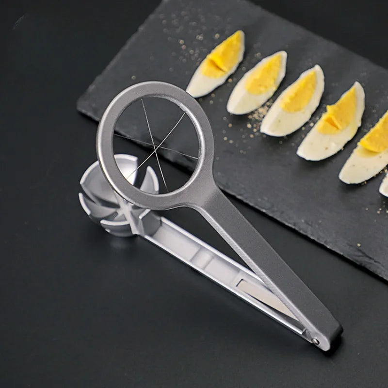 Stainless Steel Wire Egg Slicer Manual Kitchen Tool Stainless Steel Egg Slicer Vegetable Salad Egg Slicing Tool Egg Slicer Qme