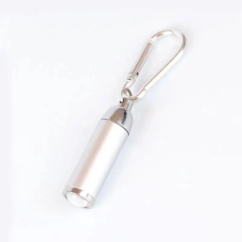 Multi-function Keychain Lamp LED Mini Flashlight Telescopic Strong Qme White