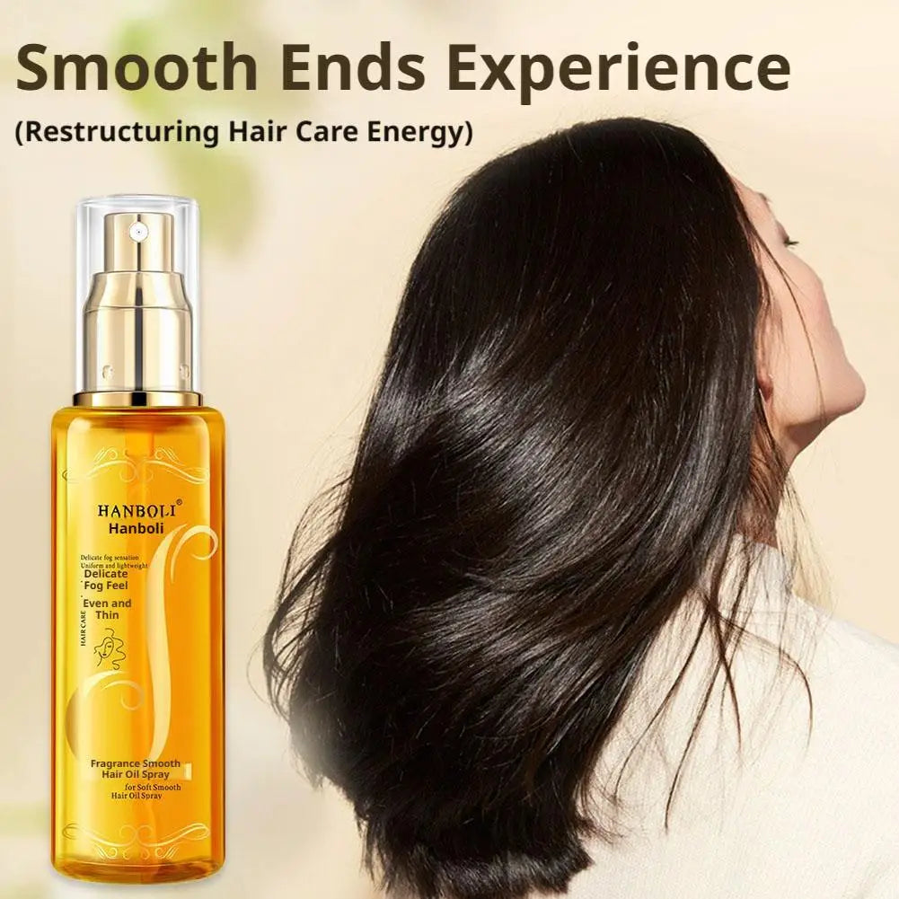 Haircare Essential Oil Hair Spray Moisturizing Softening Essence Qme 1pcs