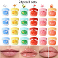 Fruity Lipstick Deep Moisturizing Bright Lip Care Skin Daily Qme 24pcs