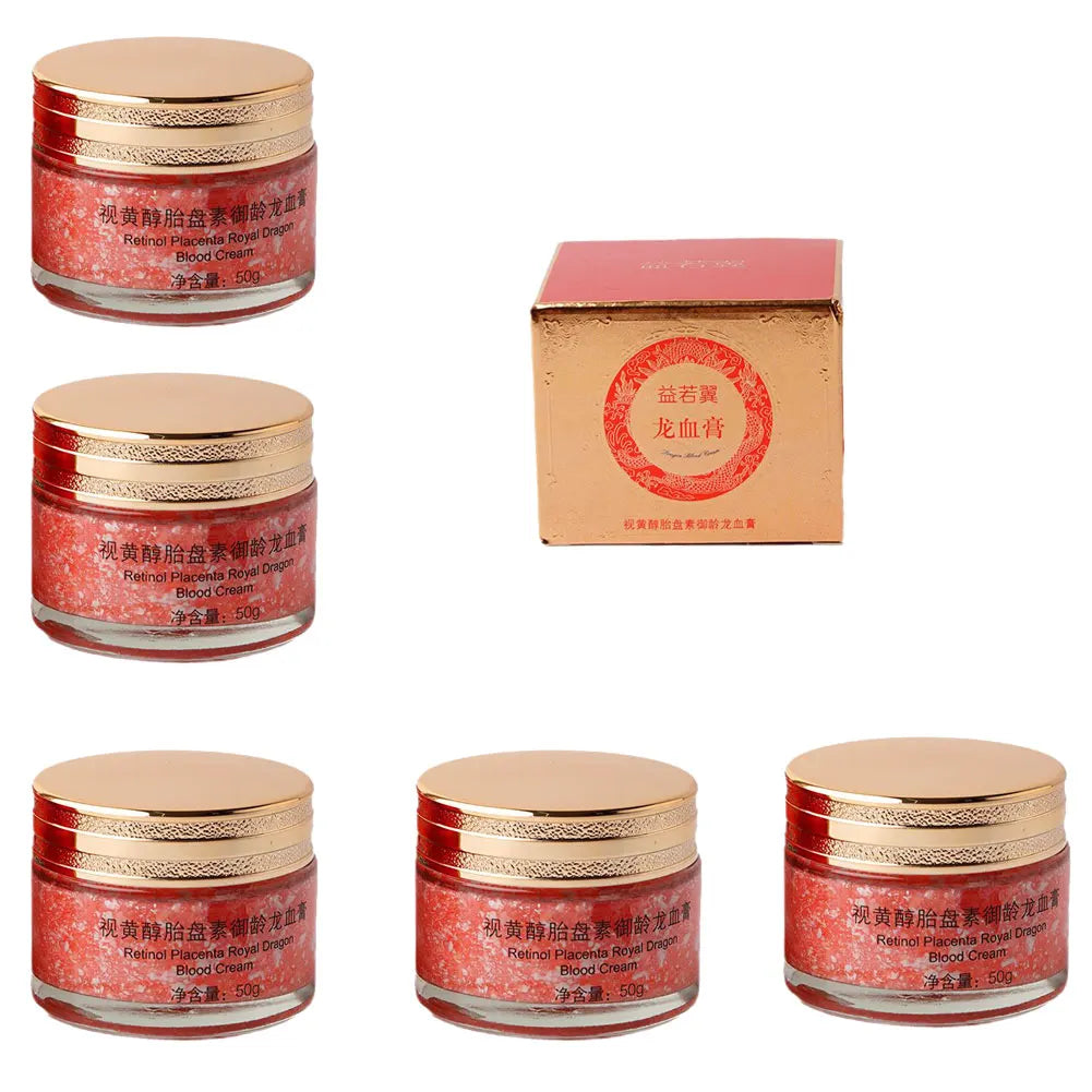 Retinol Placenta Royal Dragon Blood Cream Moisturizing Serum Firming Qme 5pcs