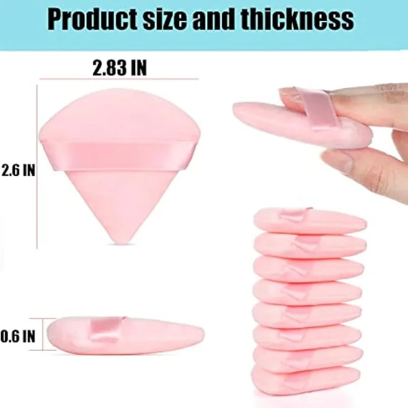 Disposable Makeup Tool Professional Tools Triangle Soft Powder Puff Qme