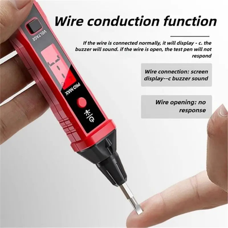 A02F-R2897 Intelligent Sound Light Alarming Voltage Tester 3-500V Electrician Tool Professional Grade Qme