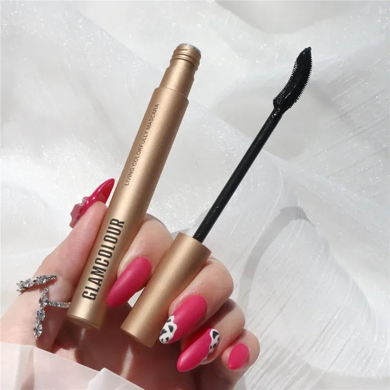 Magic Color Mascara Curl Eyelash Extension Thick Curling No Smudging Waterproof Lengthening Long Lasting Eyelash Makeup Tool Qme B-Black01