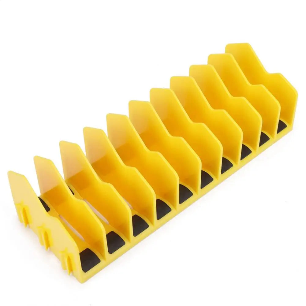 Plier Organizer Plier Holder and Cutter Organizer Sturdy Plier Storage Holder Tools Set Toolbox Storage for Cutters Hammers Hand Qme Yellow