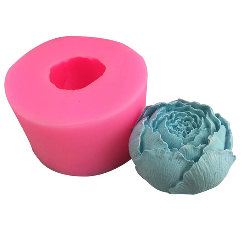 ^1Pc Woolen Ball Candle Mold Silicone Nordic Yarn Ball DIY Wax Soap Crafts Mould Qme