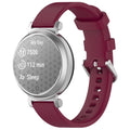 For Garmin Lily 2 Strap Official Silicone Soft 14mm Watchband Strap Bracelet For Garmin Lily2 Active silicone 14mm SAccessories Qme wine red For Garmin Lily 2