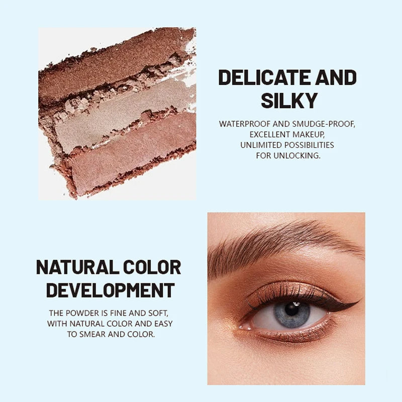 Multi Eye Shadow Stick Waterproof Sweat Proof Shiny Create Bold Makeup Qme
