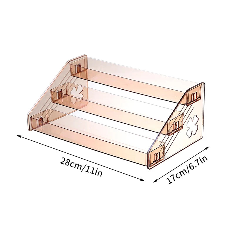 Display Stand Cosmetic Rack Holder High-capacity Essential Oil Bottle Qme