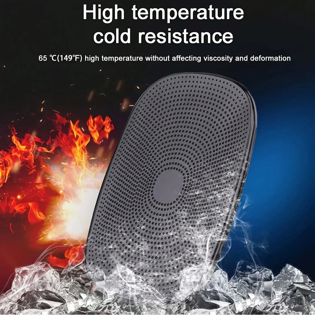 1Pcs Car Non-Slip Mat Magic Anti-Slip Slide-Proof Pad Dashboard Sticky Dash Adhesive Cell Phone Mobile Holder Black Silicone Qme