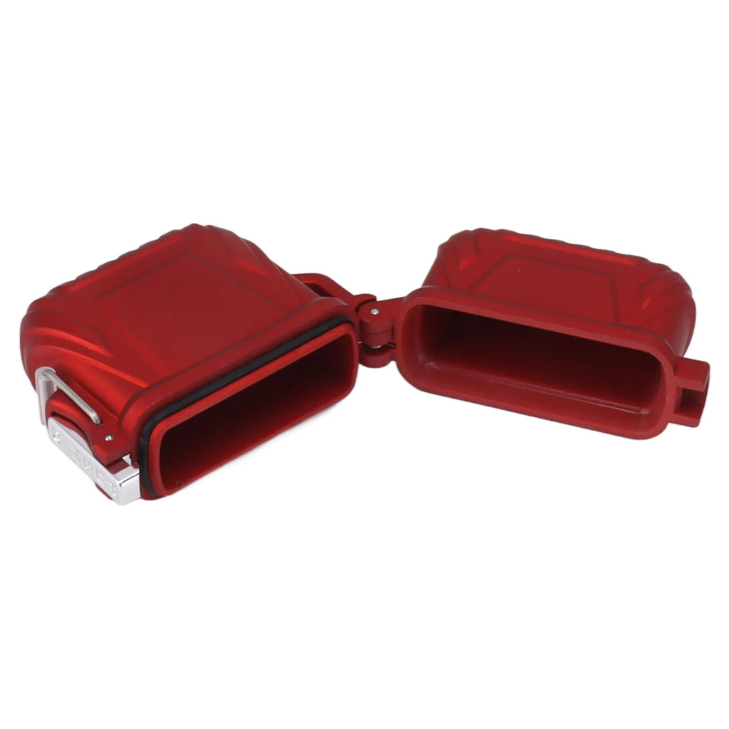 2Pcs Lighter Case Portable Lighter Pouch IP56 Waterproof Plastic Firestarter Case for Outdoor Camping Travel Qme