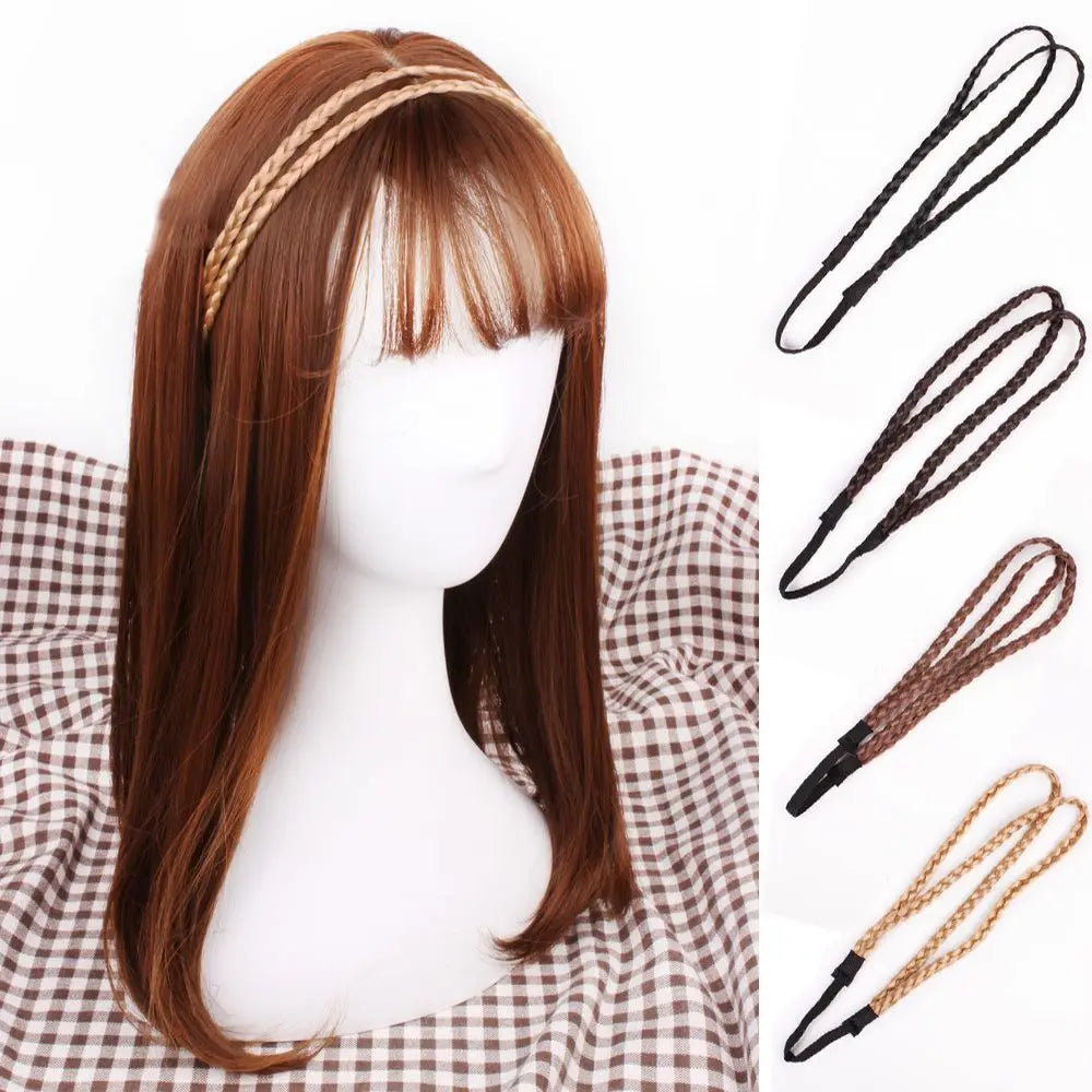 Fashion Twist Headband Head Hoop Hair Accessories Headwear Wig Qme