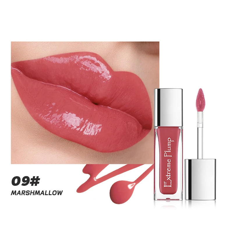 Water Gloss Mirror Lip Hydrating Moisturizing Waterproof Sweat-proof Qme 09