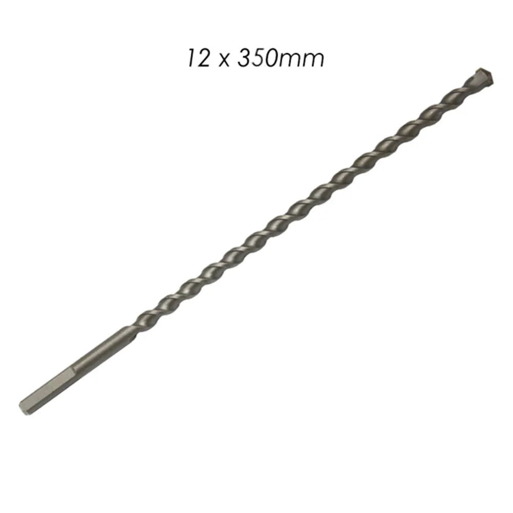 300mm Long Masonry Concrete Impact Drill Bit Triangle Shank 6 8 10 12 16mm Drilling Bits For Penetrating The Wall Power Tool Qme