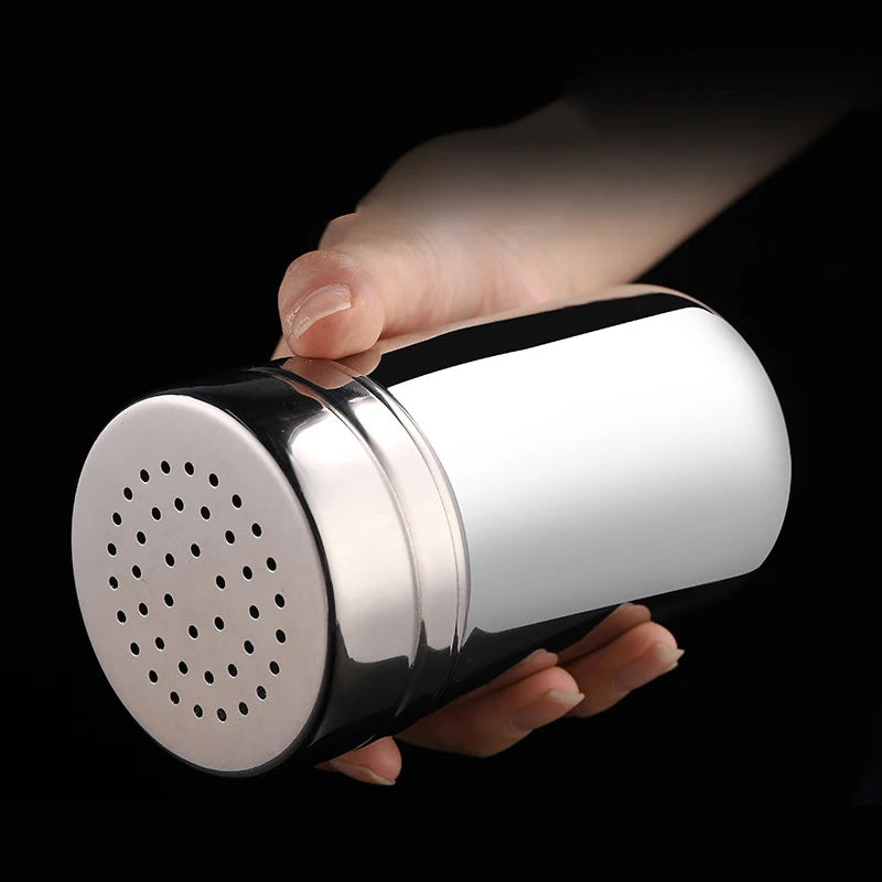 Multipurpose Stainless Steel Seasoning Jar Salt Sugar Bottle Kitchen Qme