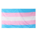 1pc 90*150cm LGBT transgender pride Flag of trans. Qme one size