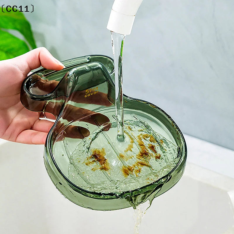 Household Pot Lid Holder Drip Tray Sitting Kitchen No Drilling Qme
