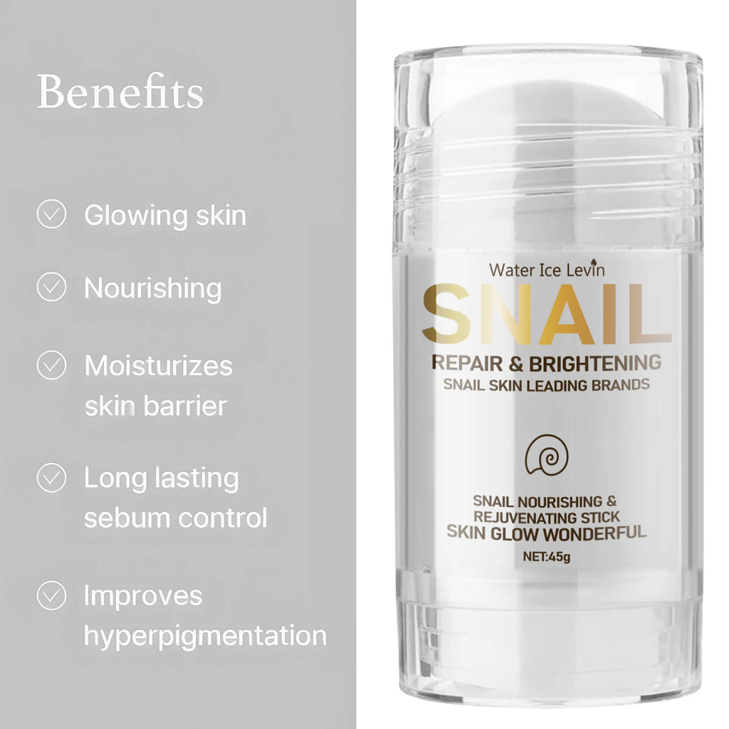 Snail Anti-Aging Bar Collagen Moisturizing and Nourishing Damaged Face Lift Smooth Bright Whitening Skin Care Day Cream Qme