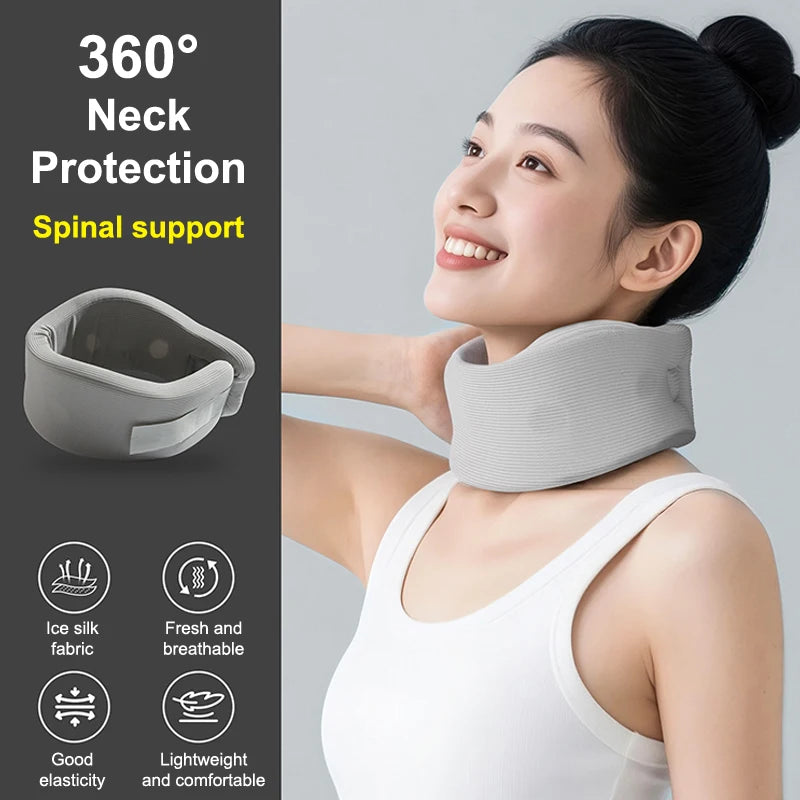 Soft Sponge Cervical Neck Brace Soothing Comfort Spine Support Qme