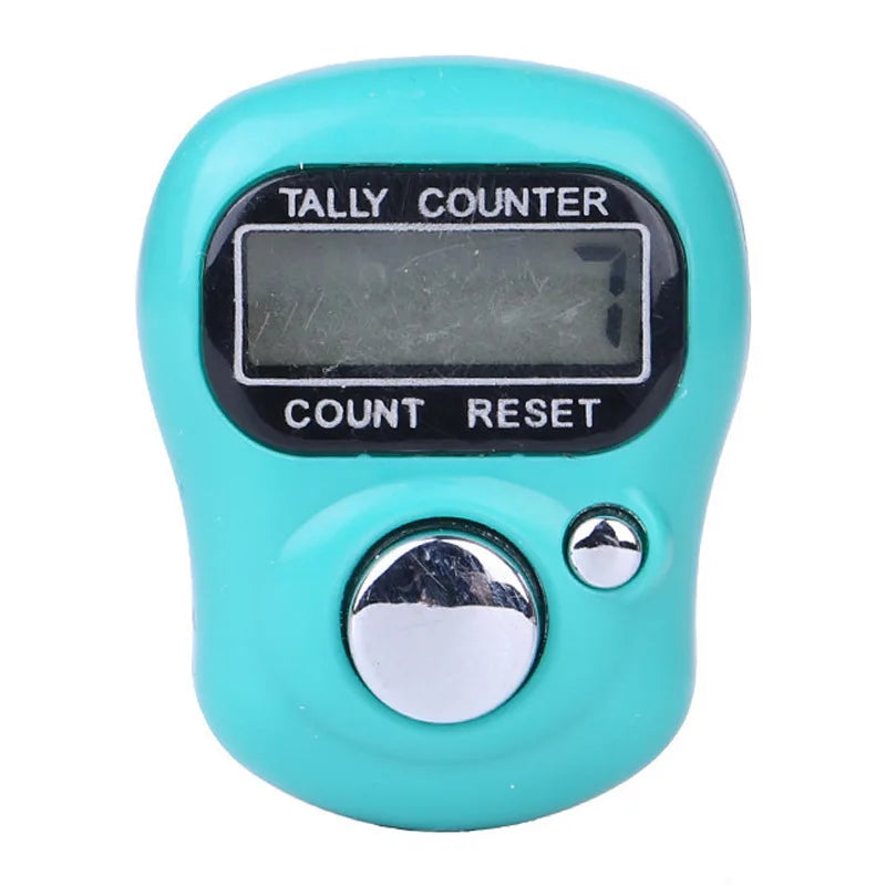 Electronic Digital Finger Ring Tally Counter Hand Held Knitting Row Qme