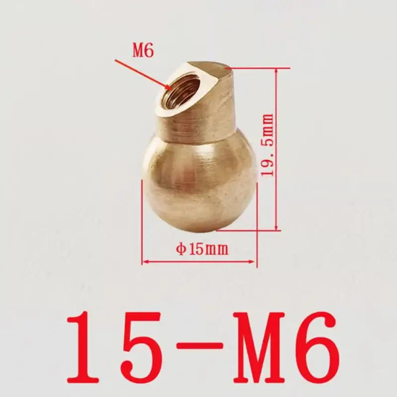1Pc CNC Machine Tool Oblique Spray Brass Ball Coolant Nozzle Tool Holder Ball Joint Nozzle Accessories. Qme 1pc 15MM