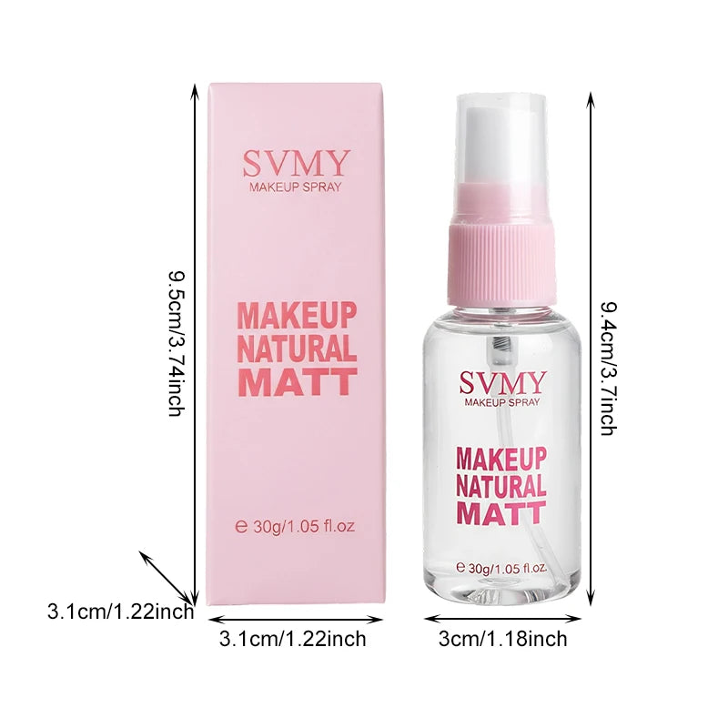 1 Star Flash Quicksand Makeup Setting Spray Long-lasting Fixer Matte& Qme 1pc