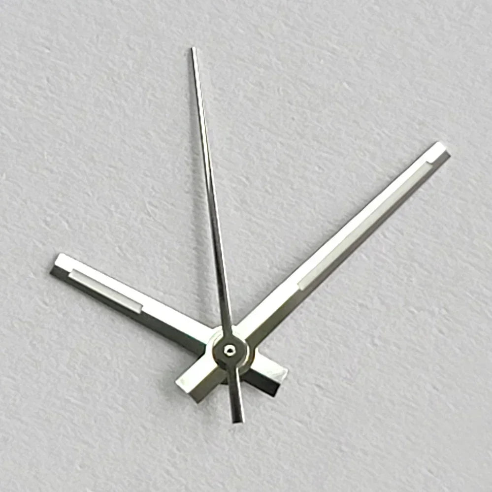 Modified Watch Hands Green Luminous Logbook Needle Silver Gold Rose Watch Accessories for NH35/NH36/4R/7S Movement Qme sliver