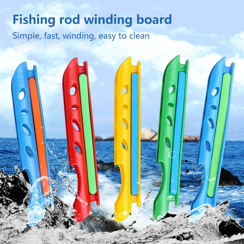Random Fishing Coiling Card Winding Wrapped Wire Board Line Container Qme