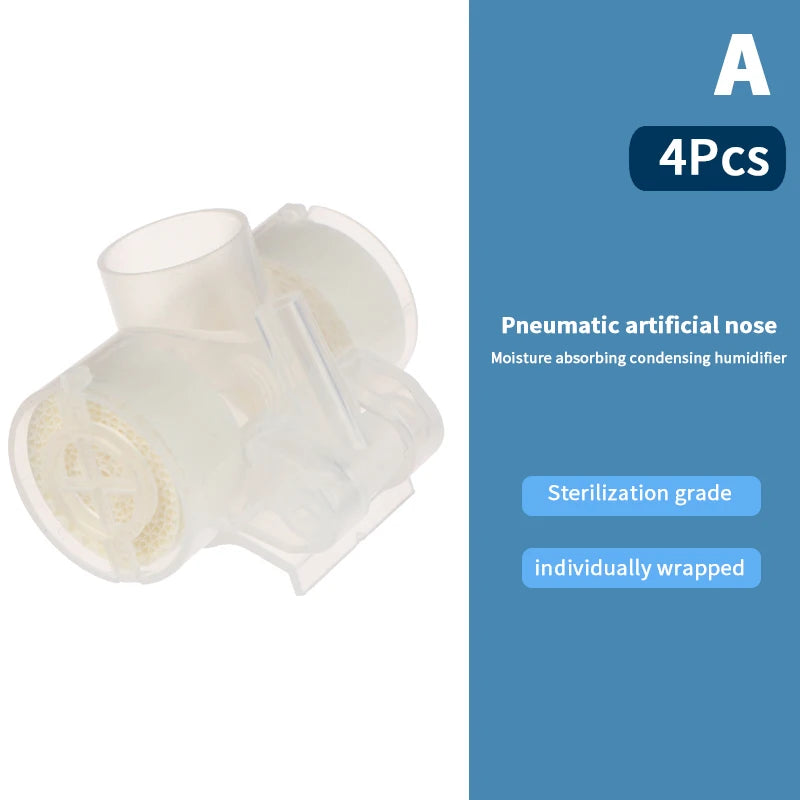 1 2 3 Medical Disposable Artificial Nose Heat Moisture Exchangers Qme 4Pcs A