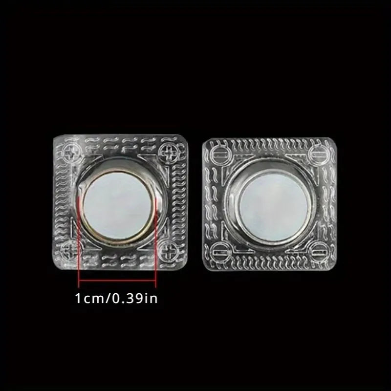 20pcs magnetic fasteners for sewing - invisible metal fasteners for clothing and bags, easy-to-use handicrafts, DIY accessories Qme