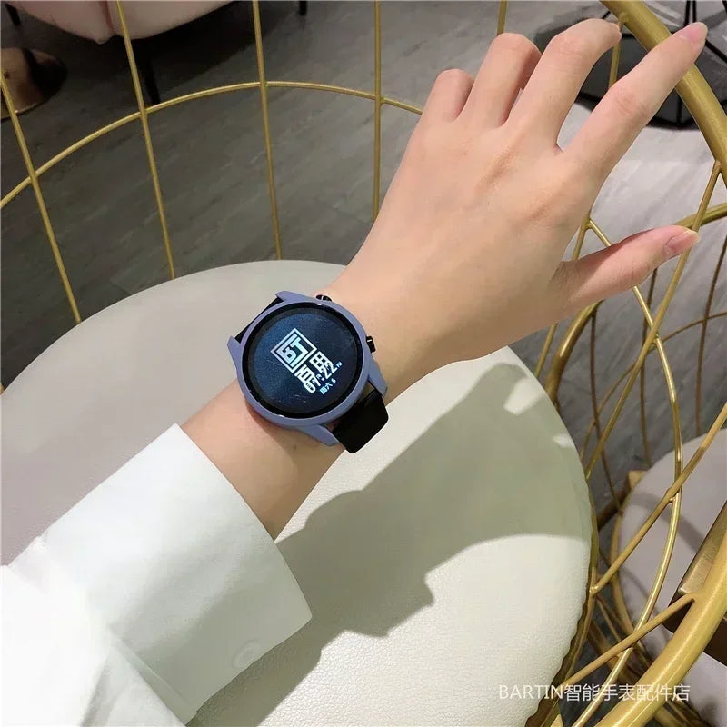 Watch Strap For Samsung Galaxy watch 6 4 5 pro/4 Classic/Active 2/Gear S3 frontier 20mm 22mm Silicone bracelet Huawei gt2 3 band Qme