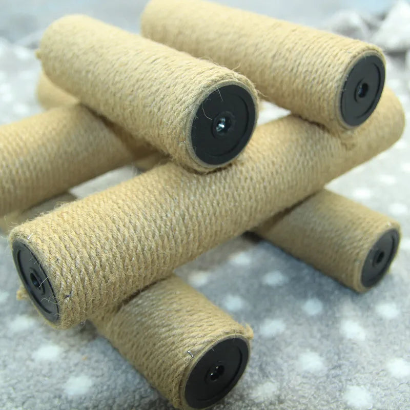B DIY Cat Climbing Tree Tower Pole Accessories Replacements Pet Cat Toy Scratching Post Hard Paper Tube Pillar With Sisal Ropes Qme