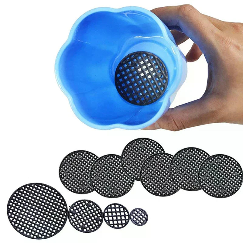 Bottom Grid Mat Multi-function Flowerpot Mesh Pad Hole Bonsai Basin Qme