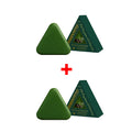 Nature Triangle Shampoo Bar Relieve Scalp Itching Refreshing Oil Control Remove Dandruff Improve Hair Loss Care Green Hair Soap Qme 2pcs Boxed