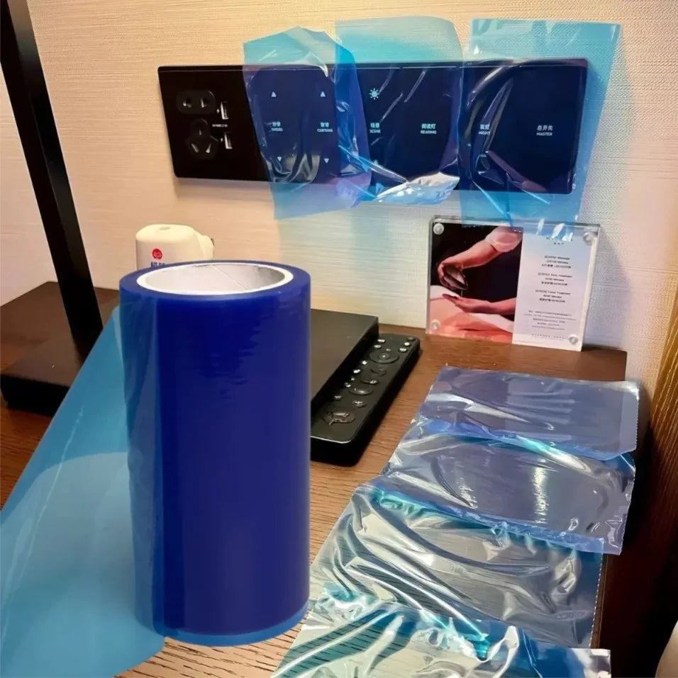 100Pcs Semi-Transparent Release Film, Anti-Stick Sheet, Silicone Oil Film, Moisture-Proof and Waterproof Isolation Pad Film Tape Qme