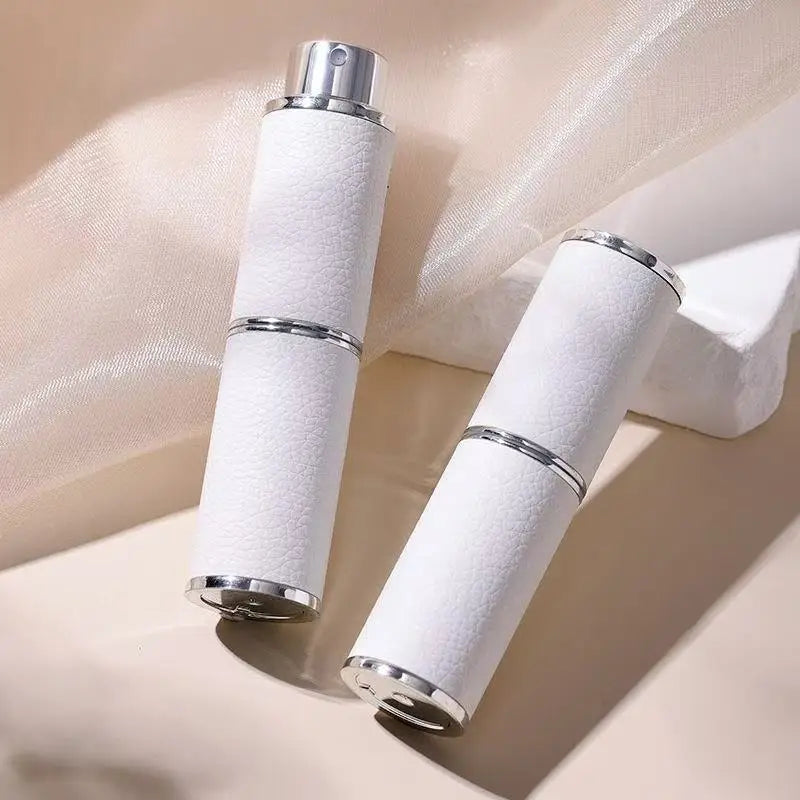 Leather Perfume Atomizer Portable Liquid Cosmetics Containers Qme