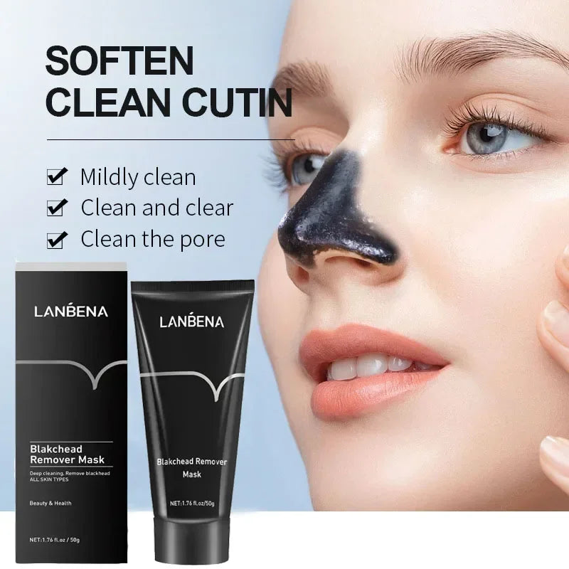 LANBENA Deep Cleaning Blackhead Remover Mask Remove Black Head Acne Qme